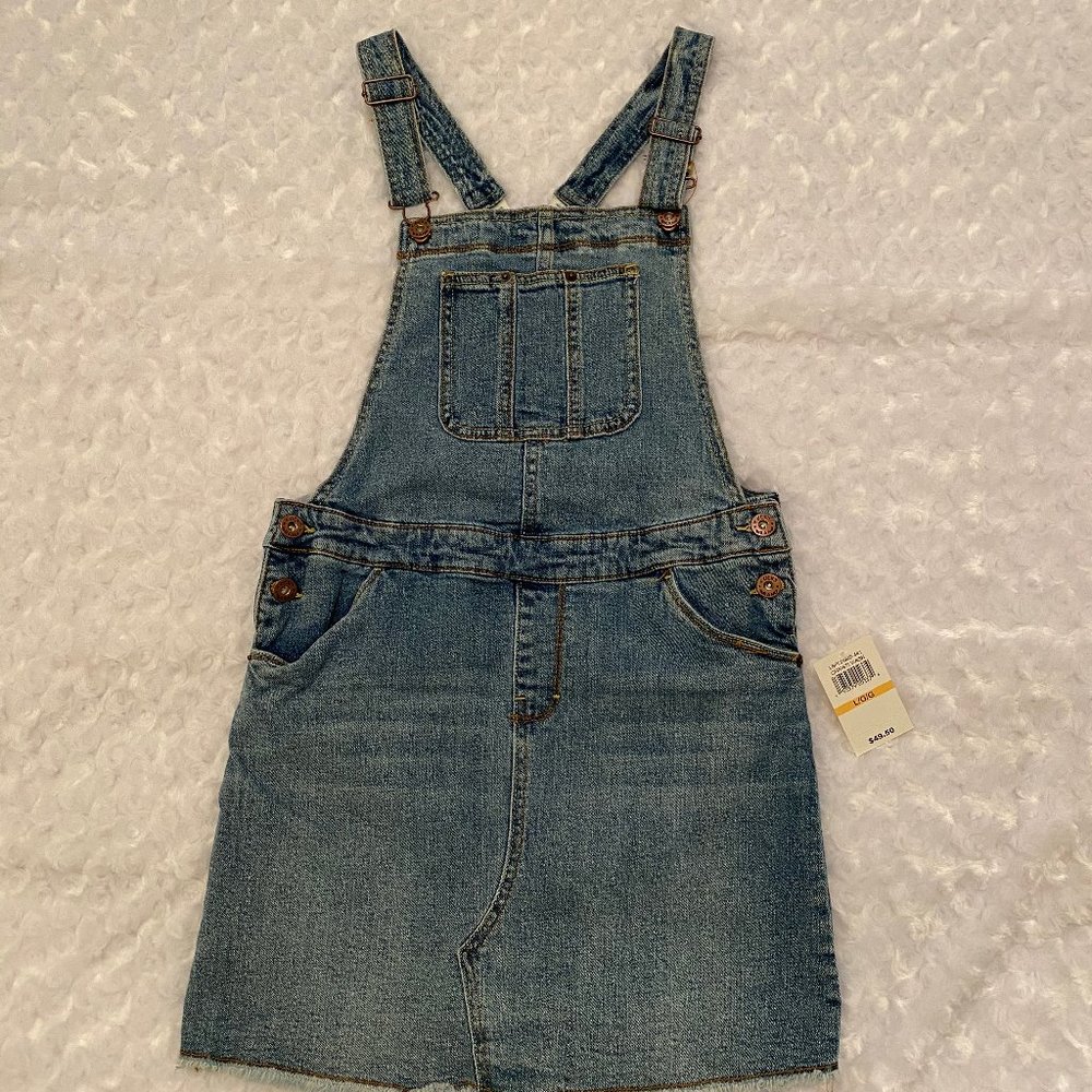 Lucky Brand Big Girls Denim Skirtalls - L